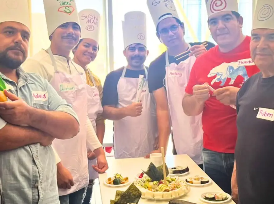 Team Building Sushi Experience Creatividad y Colaboración